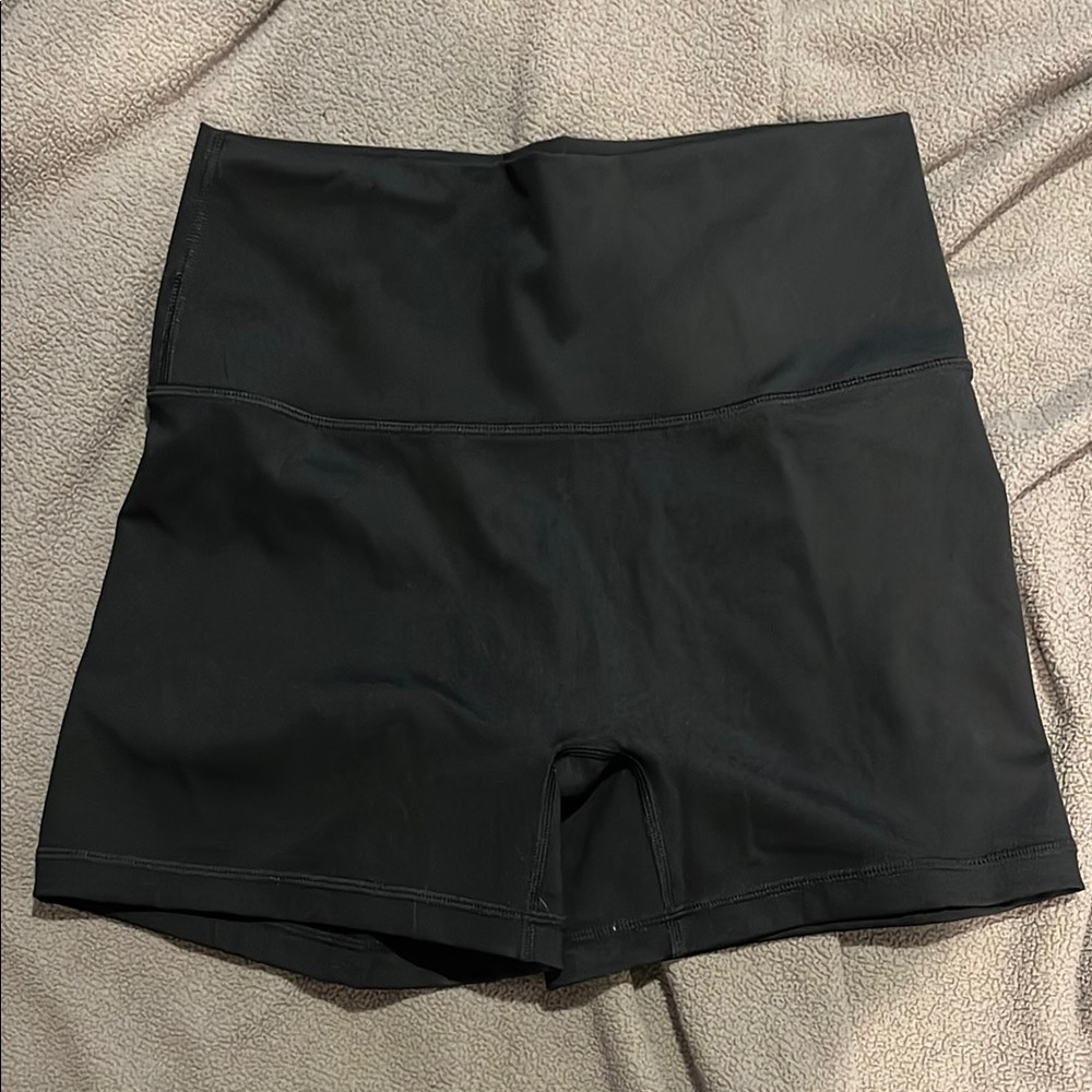 Black High-Waisted Athletic Shorts